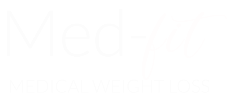 Med-fit Medical Weight Los alternative logo in white